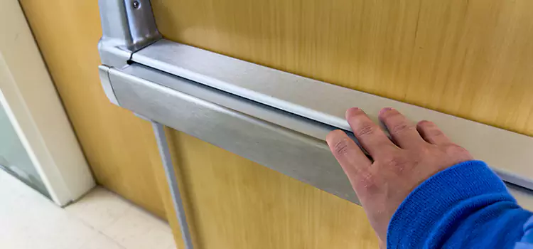 Installing a Push Bar on a Door Torrance